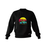 Schwarzes Porsche 911 Singer Sweatshirt