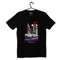 Schwarzes T-Shirt Nissan Silvia S15