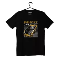 Schwarzes T-Shirt Toyota Supra mk4 BEAST