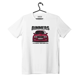 Schwarzes T-shirt BMW E30 BIMMERS