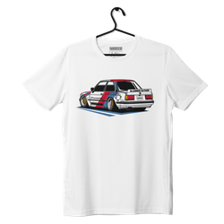 Schwarzes T-shirt BMW E30 Pandem