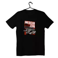 Schwarzes T-shirt FORD GT40 Amerikanische Ikone