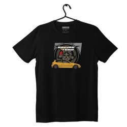 Schwarzes T-shirt HONDA CIVIC V RACING TEAM