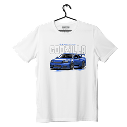 Schwarzes T-shirt NISSAN R34 GODZILLA