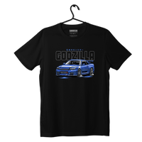 Schwarzes T-shirt NISSAN R34 GODZILLA