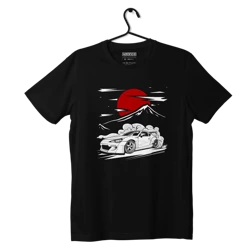 Schwarzes TOYOTA GT86 Downhill-T-Shirt