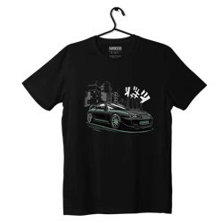 Schwarzes TOYOTA SUPRA MK4 NIGHT CITY T-shirt