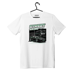 Schwarzes TOYOTA SUPRA MK4 STREET RACING T-shirt