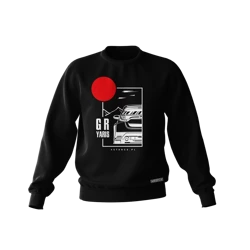 Schwarzes TOYOTA YARIS GR JDM Sweatshirt