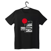 T-Shirt Nissan 200SX S13 JDM schwarz