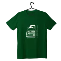 T-Shirt vorne BMW E30 grün