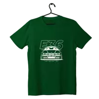 T-Shirt vorne BMW E36 grün