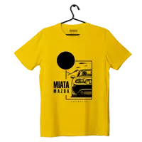 T-shirt Mazda Miata gelb