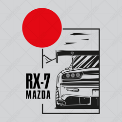 Tasse für Mazda RX-7 JDM Fan