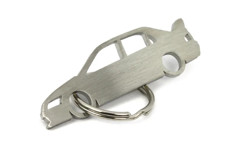 Mitsubishi Lancer EVO IX stainless steel key ring