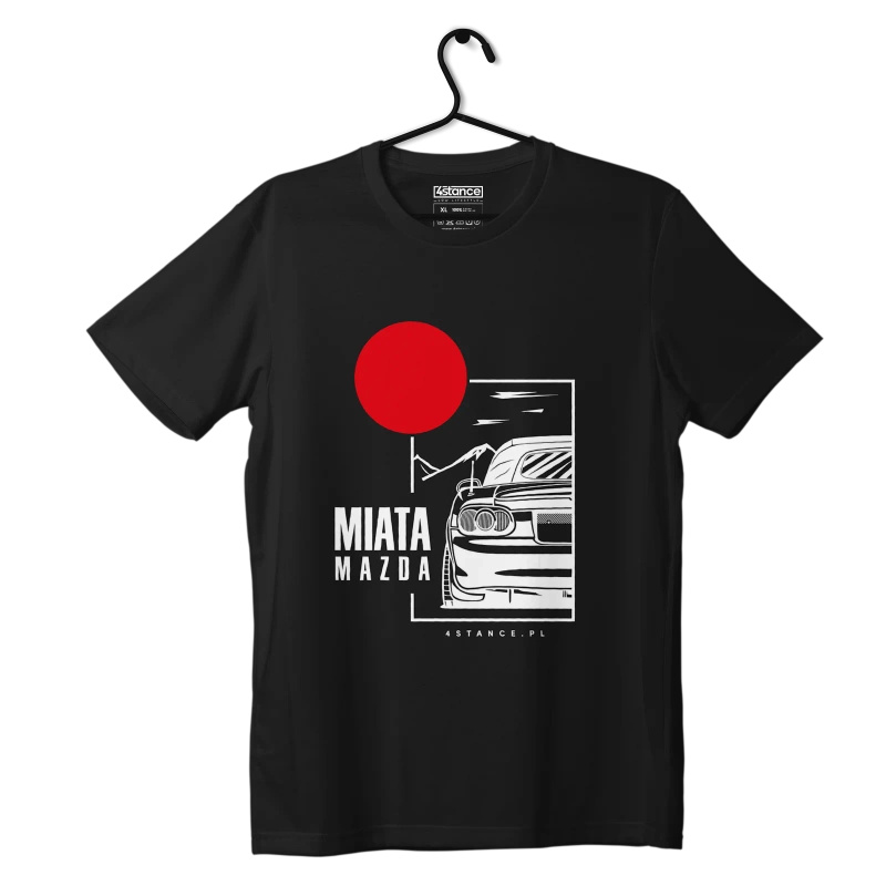 Mazda Miata T-shirt with roof black