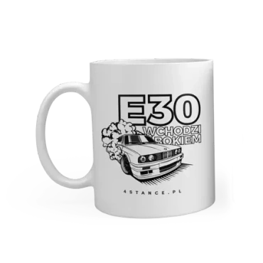 Kubek dla fana driftingu BMW E30 WCHODZI BOKIEM