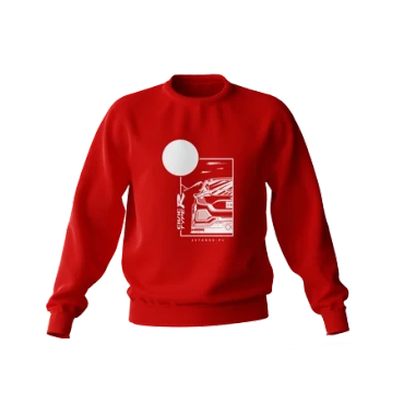 Honda Civic Type R mikina červená