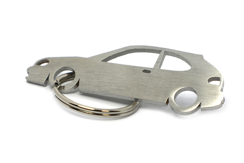 Daewoo Lanos 3d stainless steel key ring