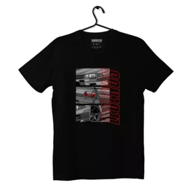Czarny T-shirt Nissan Skyline GT-R R32 Legends