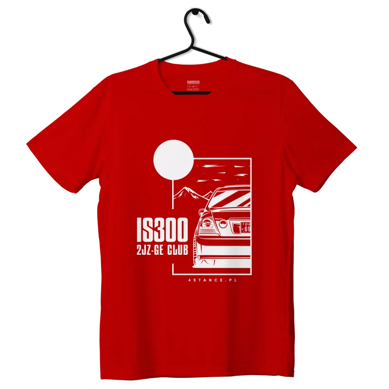 Lexus IS IS300 JDM T-shirt red