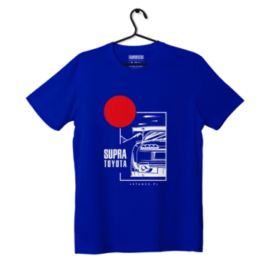 T-shirt koszulka Toyota Supra niebieska