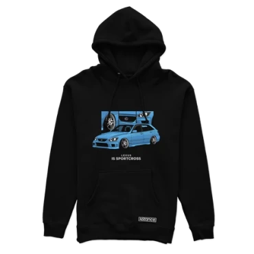 Czarna bluza z kapturem Lexus IS Sportcross