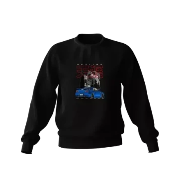 Czarna bluza Nissan Skyline GT-R R34 Stance