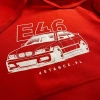 Sweatshirt mit Kapuze BMW E46 rot