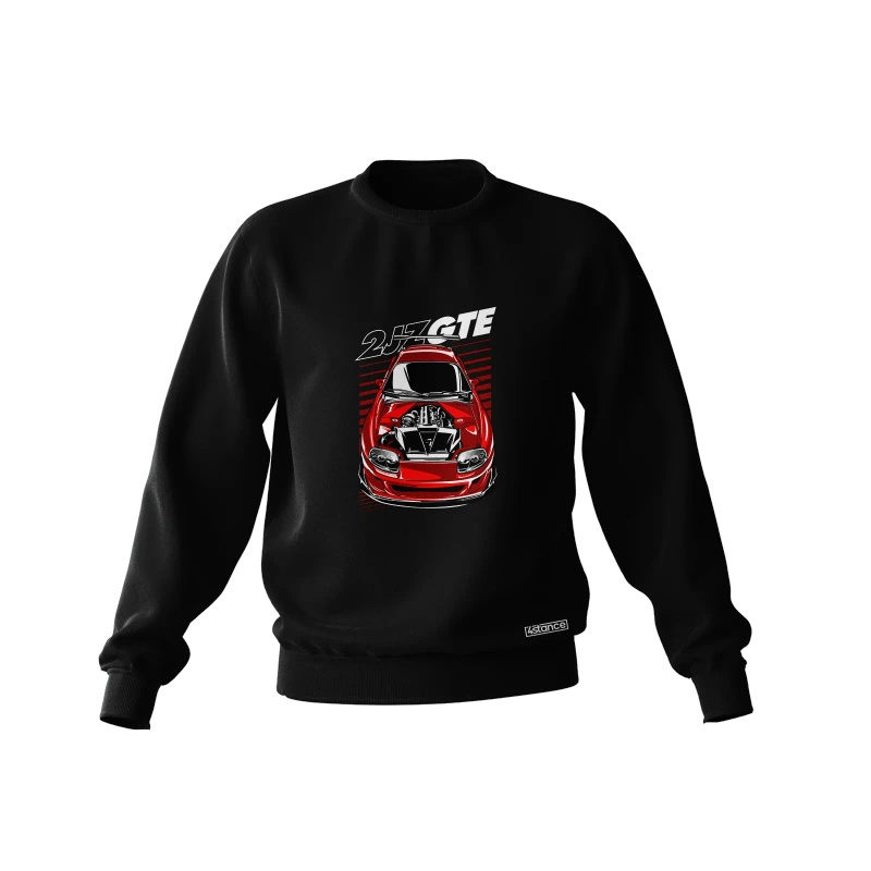 Schwarzes Toyota Supra mk4 2JZ Sweatshirt