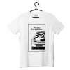 Biały T-shirt RENAULT CLIO V6 Jeżdżę klasykiem