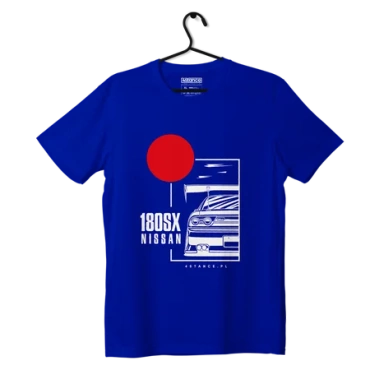 T-Shirt Nissan 180SX blau