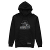 Black MERCEDES 190E hoodie