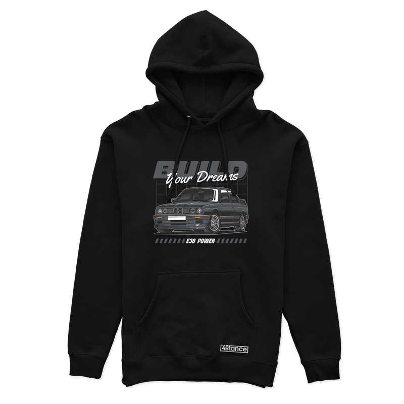 Black BMW E30 hoodie Build your dreams