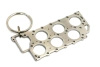 Stainless steel key ring VR6 VAG head gasket