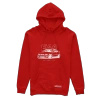Sweatshirt mit Kapuze BMW E46 rot