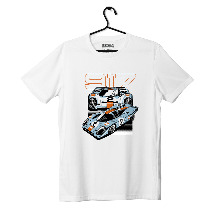 Weißes T-Shirt Porsche 917