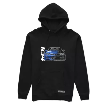 Bluza z kapturem Nissan Skyline GT-R R34 JDM