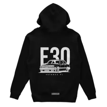 Bluza z kapturem BMW E30 Classic czarna