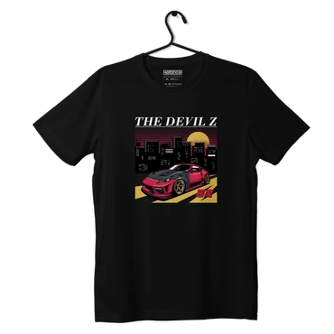 Schwarzes T-shirt NISSAN 350Z DEVIL