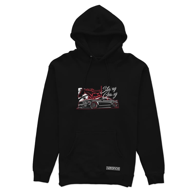 Black FORD Mustang Stang Gang hoodie