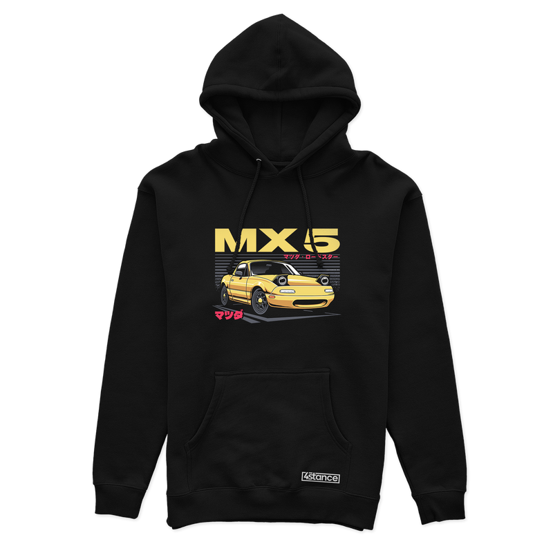 Czarna bluza z kapturem MAZDA MIATA MX5