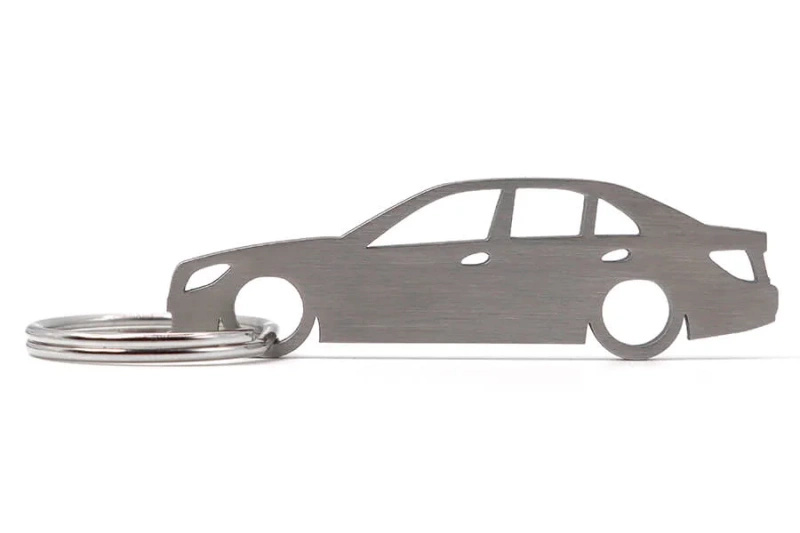 Mercedes-Benz C W204 stainless steel key ring 