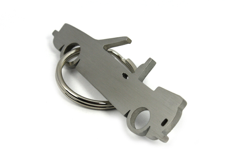Stainless steel VW Volkswagen Golf MK1 convertible key ring
