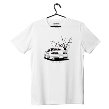 Weißes T-Shirt Nissan Silvia S13 Japan