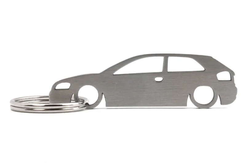 AUDI A3 8P 3d stainless steel key ring