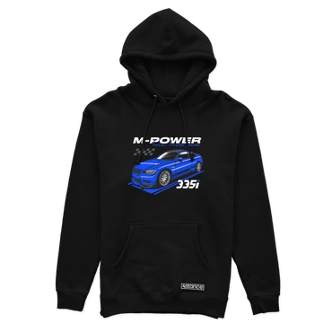 Czarna bluza z kapturem BMW E90 M3