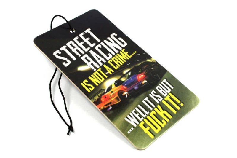 Street Racing Is Not A Crime fragrance pendant