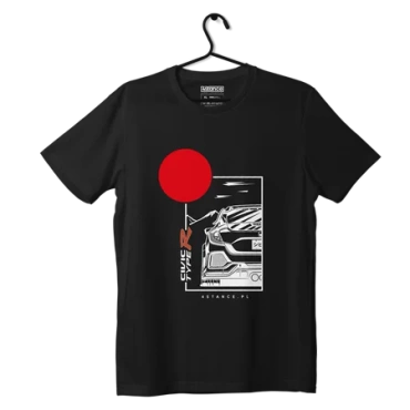 T-shirt koszulka Honda Civic Type R czarna