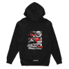Black COMIC DRIFT hoodie